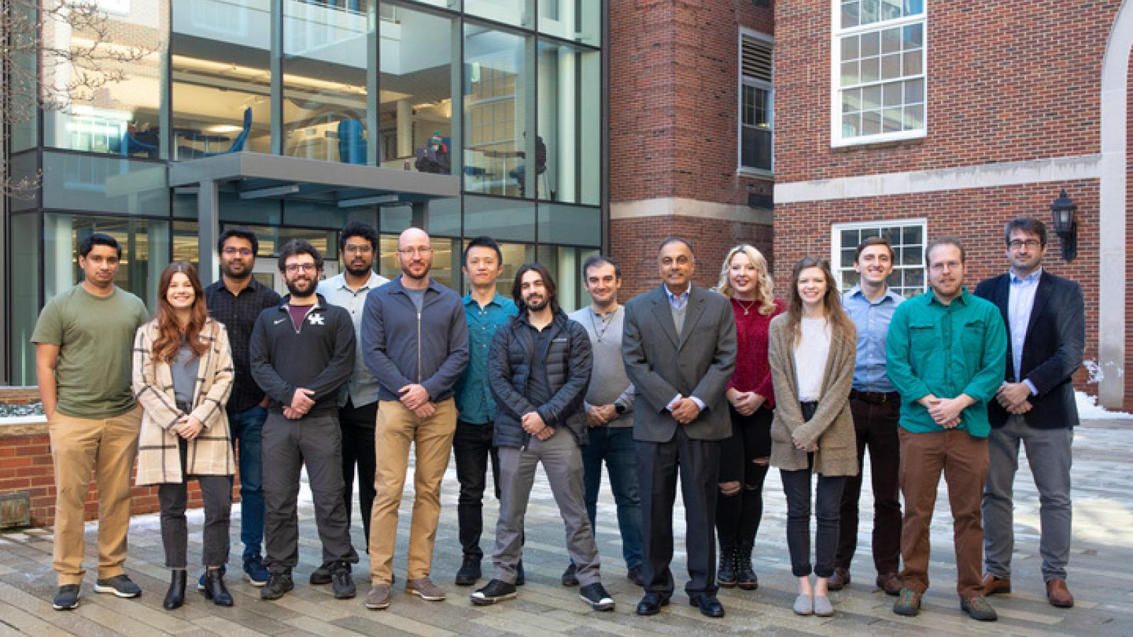 Group photos of researchers